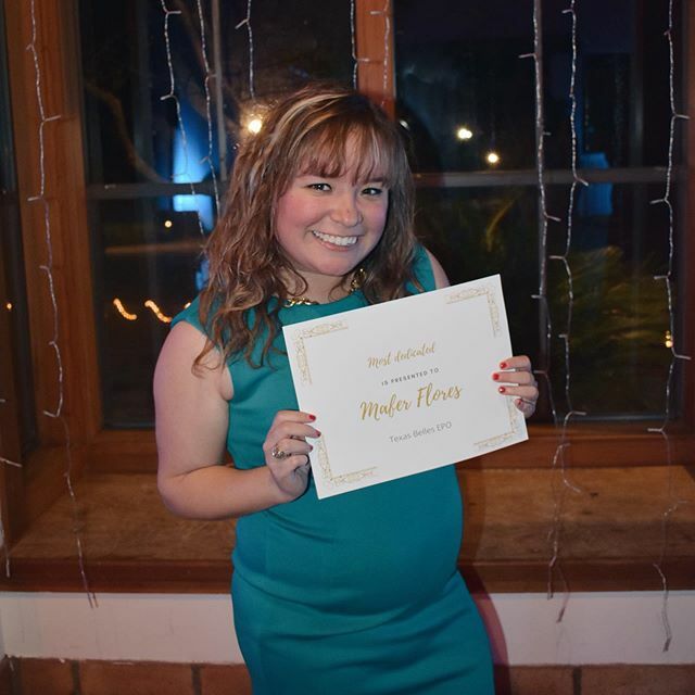 TexasBelles's tweet photo. We’d like to recognize Mafer Flores as January’s Belle of the Month! Mafer has taken on so many roles and responsibilities in and outside of Belles this past semester, AND will be graduating in May! We are so excited for and proud of her! This is a pictu… https://t.co/z3qK6o8mwh https://t.co/VC3Wx2jGZD
