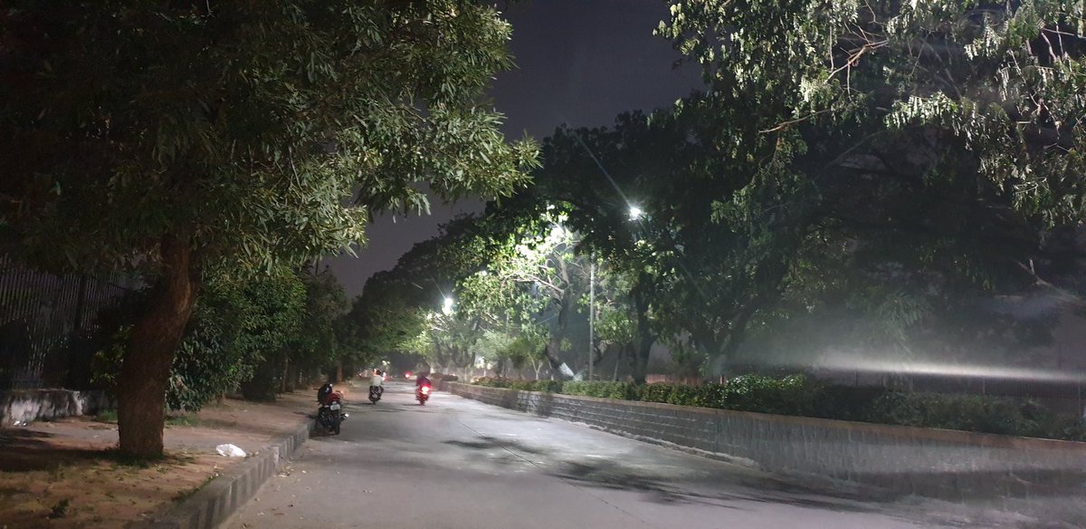 Night View of #NecklaceRoad near #SanjeeviahPark