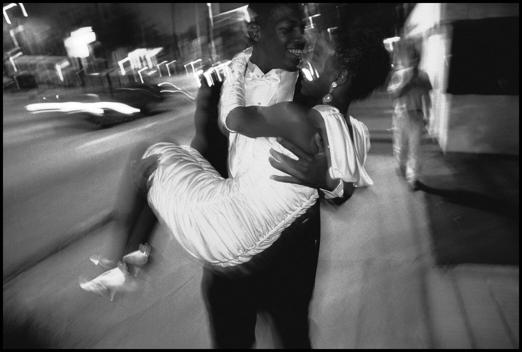 Couple on a night out after the Spelman College graduation (1993)

Photographed by Eli Reed