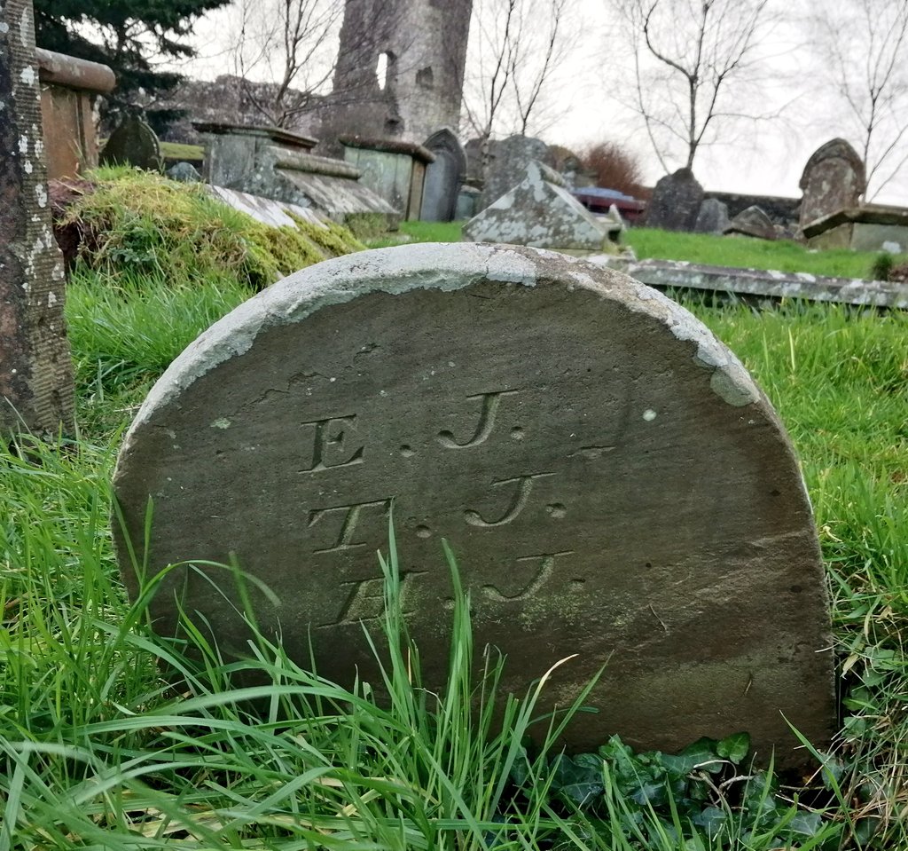 An example of a pauper/low-income gravemarker at St Mary's Church, Coity.  #Wales  #History
