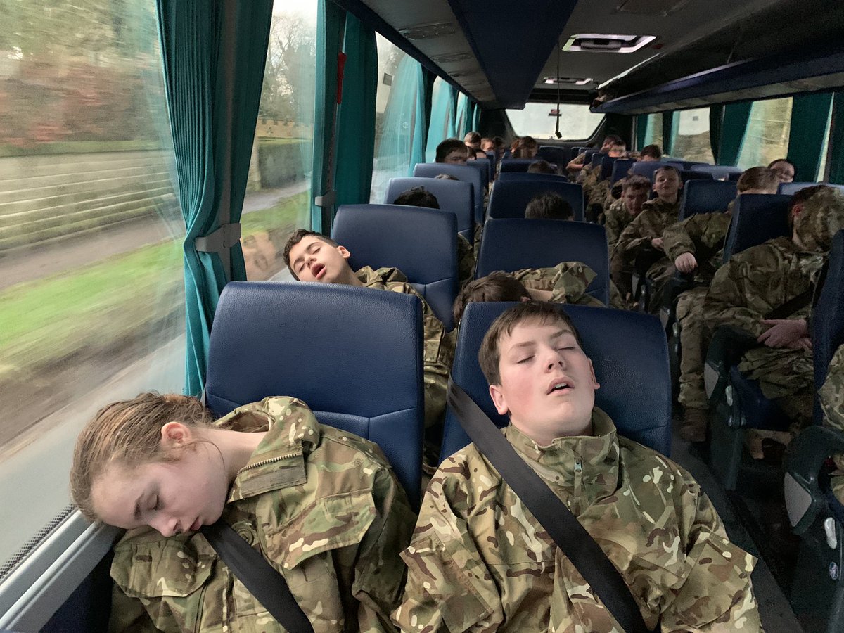 If this isn’t the sign of a successful weekend, I don’t know what is! Thank you to everyone for this weekend we had such a great time. When’s the next one? #ccf #cadets #combinedcadetforce @Tong_School @HonleyHighUK @AstreaCadet