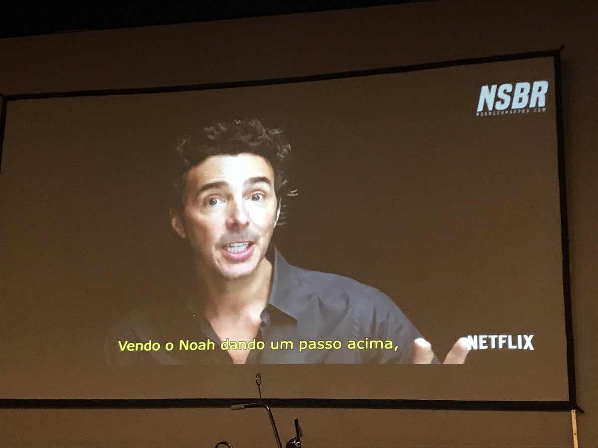 noahschnappbr's tweet photo. E olhem só nosso vídeo legendado no painel 🥰✨ #StrangerCon2 https://t.co/YLM6ZL9s0H