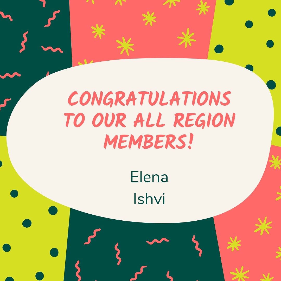 So excited to these ladies for this amazing accomplishment!!! And SO proud of all of our students who auditioned yesterday - your talent and passion for singing goes beyond one audition, and I'm so impressed by all of your hard work!