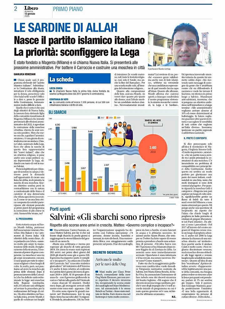 LanoCorio's tweet photo. #sardine #sinistra #Islam #Lega #Salvini #sbarchi #musulmani #partitoIslamico #NuovaItalia https://t.co/D5B9a7JtkZ