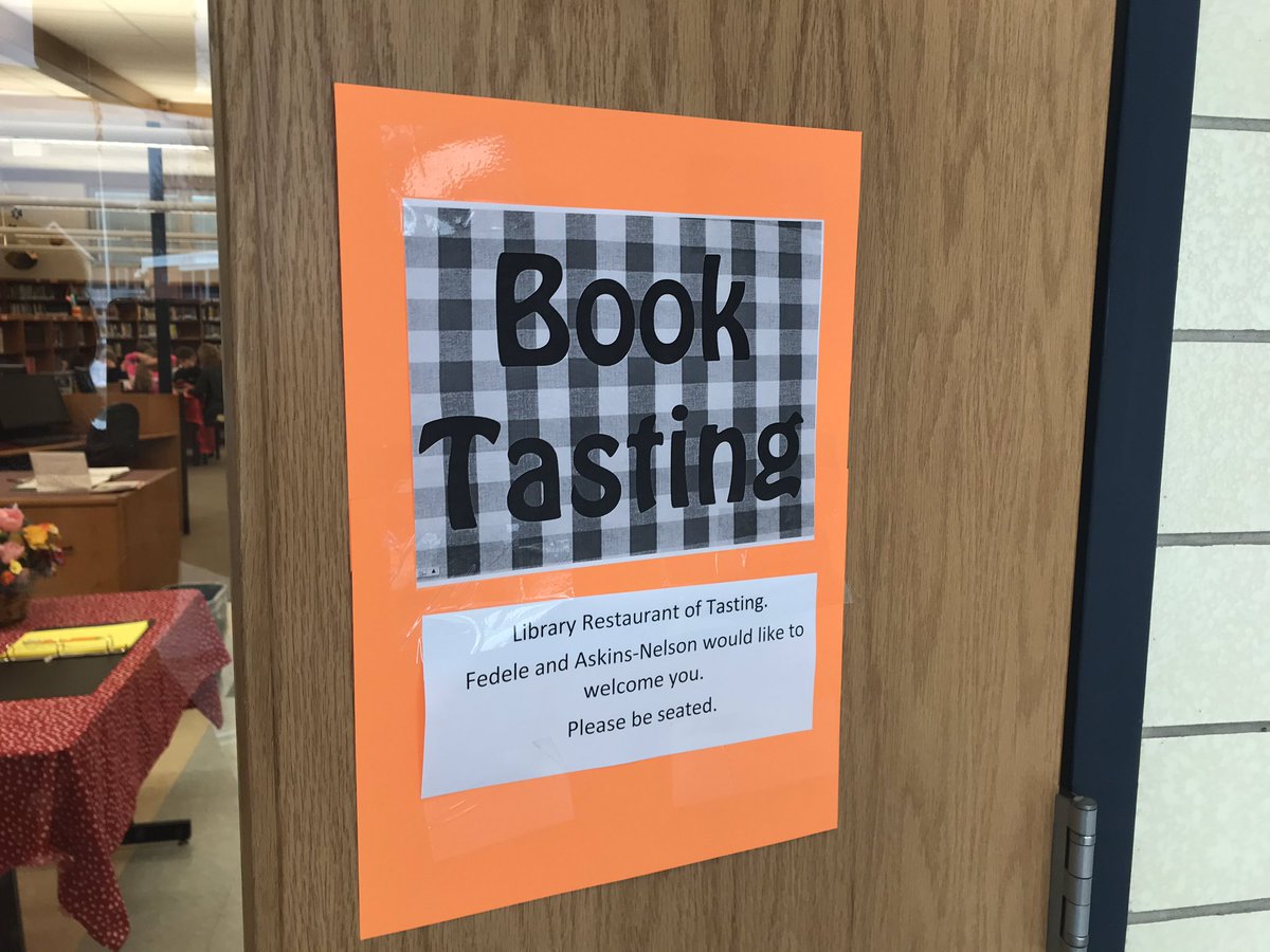 BarbFedele's tweet photo. We had a great time on Friday “tasting” different books for our next book project. https://t.co/W5yQhmlp2F