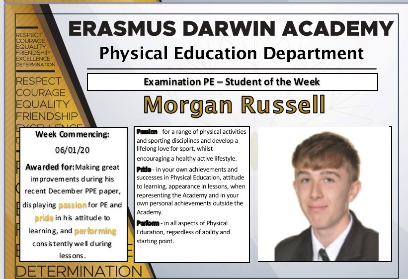 Well done Morgan. We are very proud of you #weareEDA #proudtobeEDA