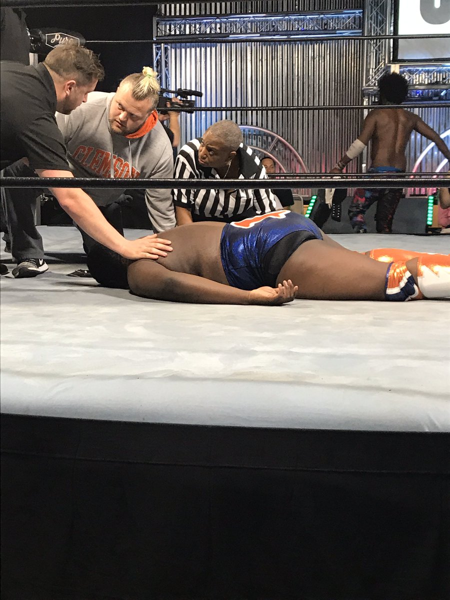 Samantha_1713's tweet photo. The crowd (and everyone else) was stunned during the #pure20 main event. SUGE D is not a performance artist and he is also your new @PWXPURE champion. Book @SugarDunkerton, PWX. https://t.co/FAQh9FIGIk