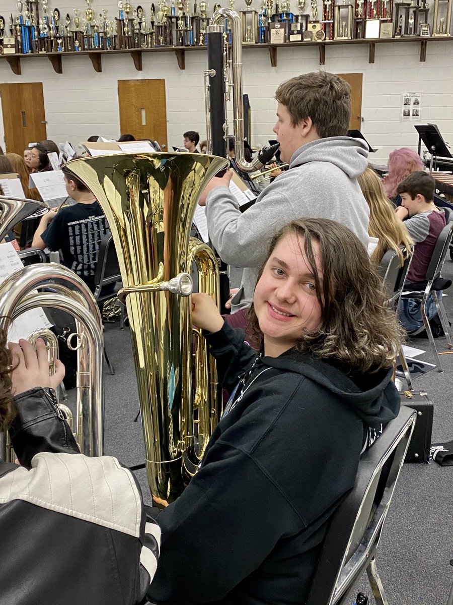 RockvaleMSband's tweet photo. Extremely proud of Michelle and Dallas on their amazing performance with the Mid-State Gold Honors Band. ⁦@RMSRavens⁩ #flutetuba https://t.co/dyOkdS8T6z