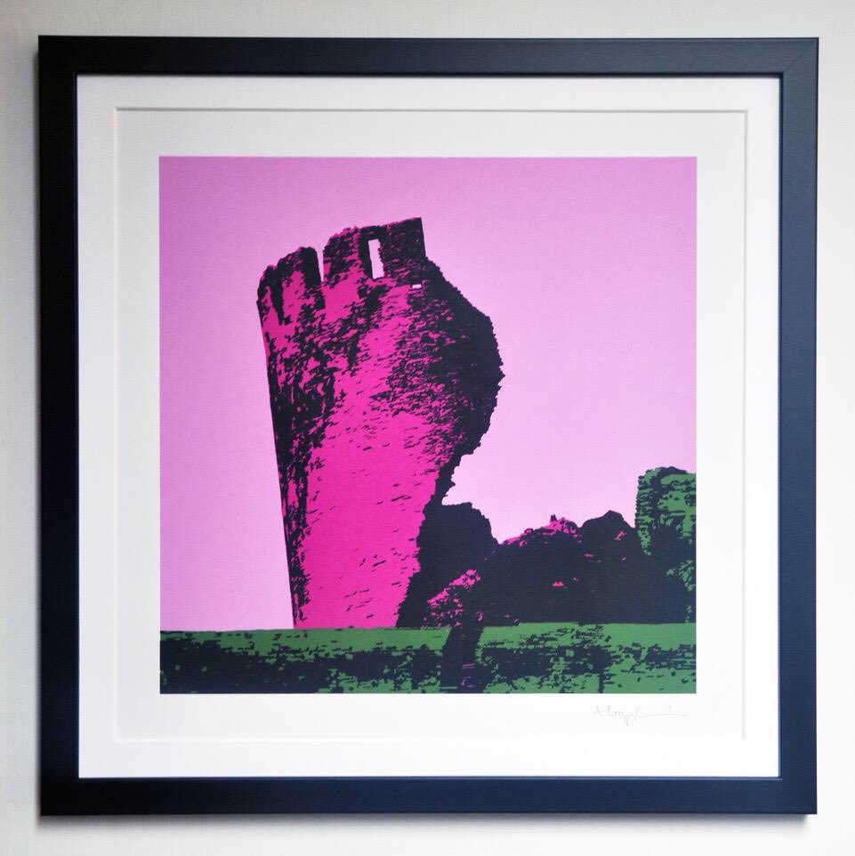screamprintuk's tweet photo. ‘Caerphilly Tower’ part of the current exhibition at Y Galeri, Caerphilly. https://t.co/hIYtBJxLSN