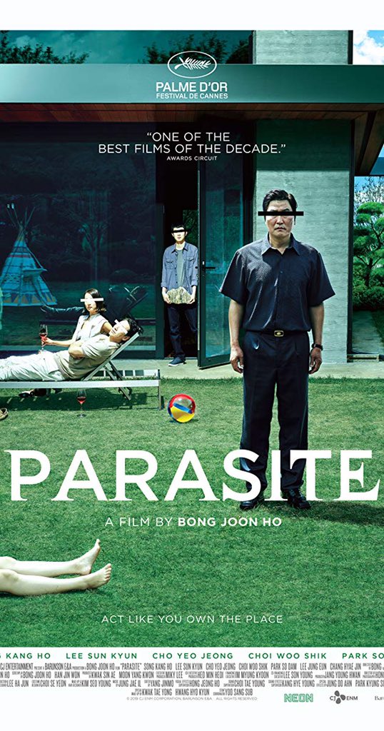 Parasite (South Korea) - Loooooved this film. Director Bong Joi -ho also made “Memories if Murder” but his writing in Parasite is exceptional. The film addresses Class Distinction and won Palm d’Or at Cannes and Best Foreign Language at The Golden Globes. Please watch