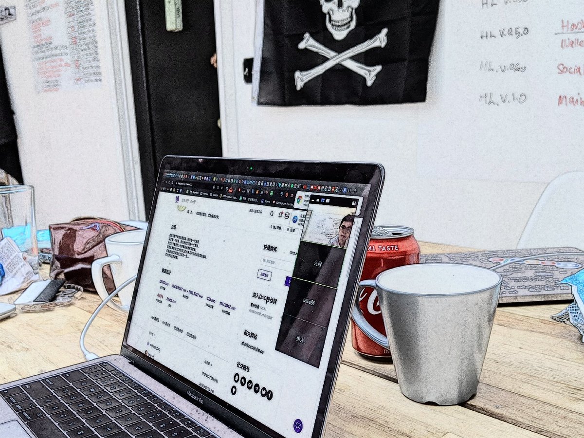 tzhen's tweet photo. Sunday Funday #hackventures on Pi-rate Ship:
👷Zombie revival of dankiest hackathon ideas @cherry_swap @LSDefi_dao @daidaddy69 @Radi_Cards @WTFdao ++
👷👷Flash org. rescuing esoteric talents/solo creators/lopeasided team from "My wife ask me to go back to Web2" tragedy! https://t.co/xyInaT2mGX