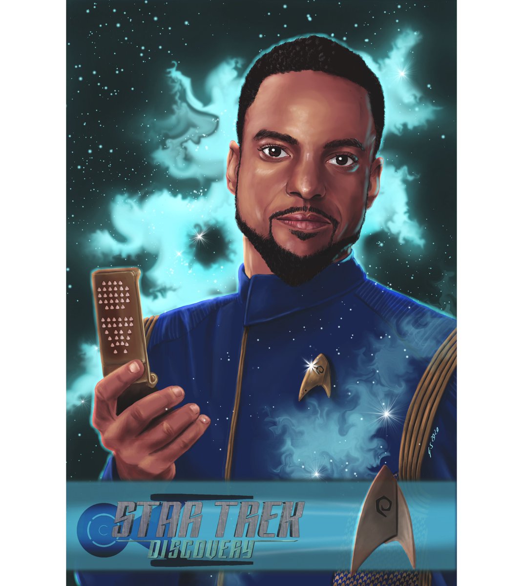 SerinaTirek's tweet photo. And the last one for the weekend: R.A. Bryce, our man for communication.
The next one will take some time to come, RL work is calling π
#RABryce #StarTrekDiscovery #fanart #DSC https://t.co/2cWXRP0Mdx