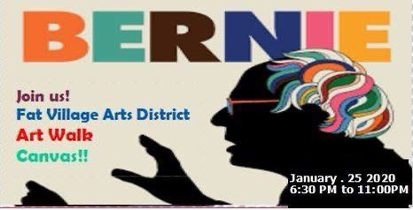 windsup's tweet image. Bernie canvas Fat Village Art Walk 529 NW 1st Ave Fort Lauderdale, FL 33301. 6:30 pm to 11:00pm