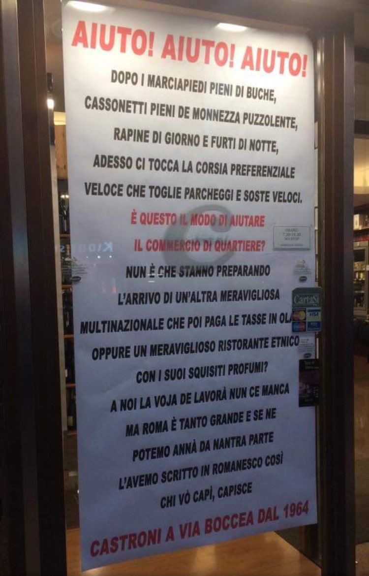 francis_rojo_'s tweet photo. Chiudete bene la porta quanno ve ‘nannate da ‘nantra parte! #Castroni 10-100-1000 preferenziali https://t.co/bnyoRx6UoX