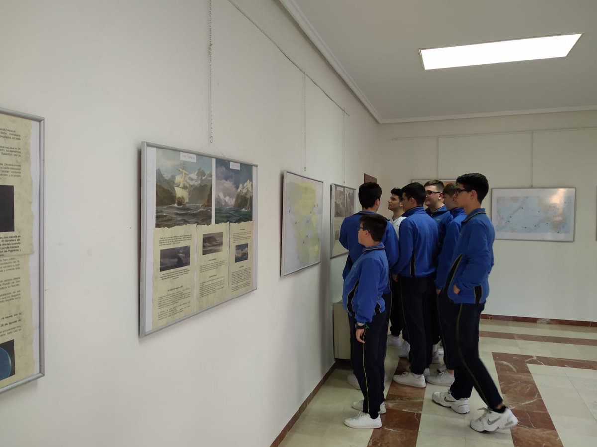 Cluny_Novelda's tweet photo. ⚓500 anys de la primera volta al món!
Al Gómez-Tortosa, 3er ESO ha recorregut esta setmana l'exposició de les expedicions de Magallanes i Elcano.
Quantes aventures!🌍⚓

#tempsd'exploradors
#descobrintelmón
#SecundàriaCluny
#ClunyNovelda https://t.co/BPlUPCrjHw