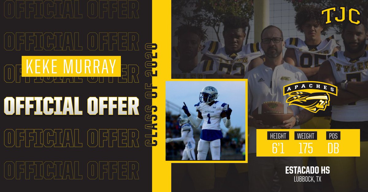 Lockup_24's tweet photo. Blessed to have received my 5th offer from Tyler Junior College https://t.co/Tc90jWvJsE