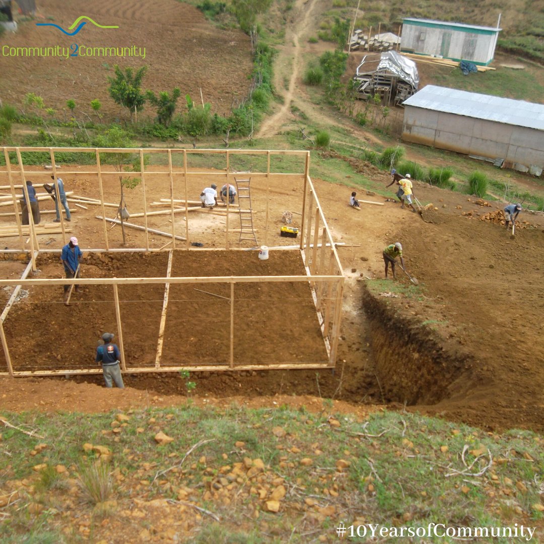 C2CHaiti's tweet photo. We continue to be inspired by the fortitude of the Haitian people and we look forward to working together, hand-in-hand, for the next 10 years. Thank you to all who continue to support "creating self-sufficient communities by working with the community" #10YearsofCommunity https://t.co/YwEdloMuzz