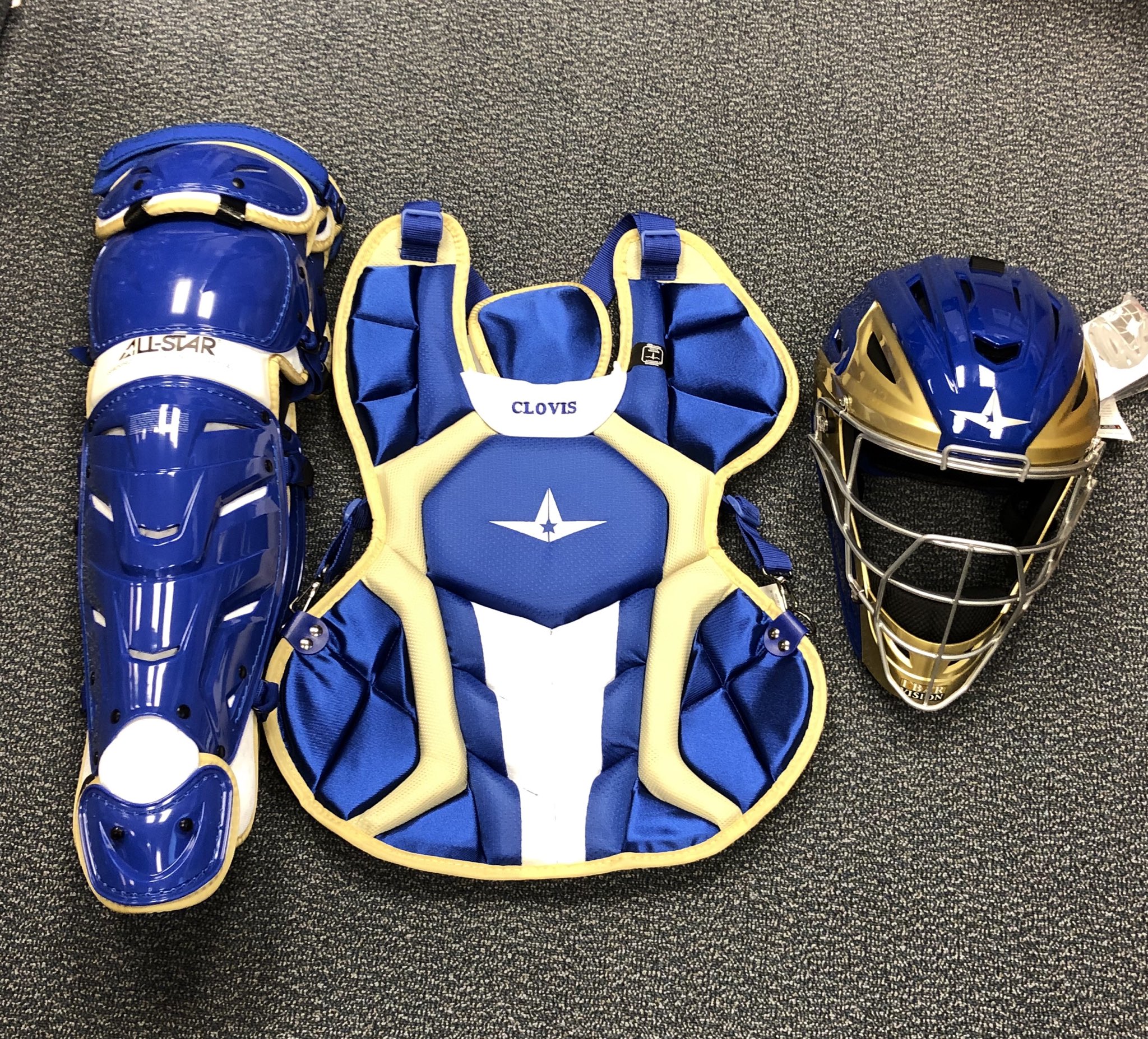 Clovissoftball on X: Custom catcher's gear is in. #allinfor2020   / X