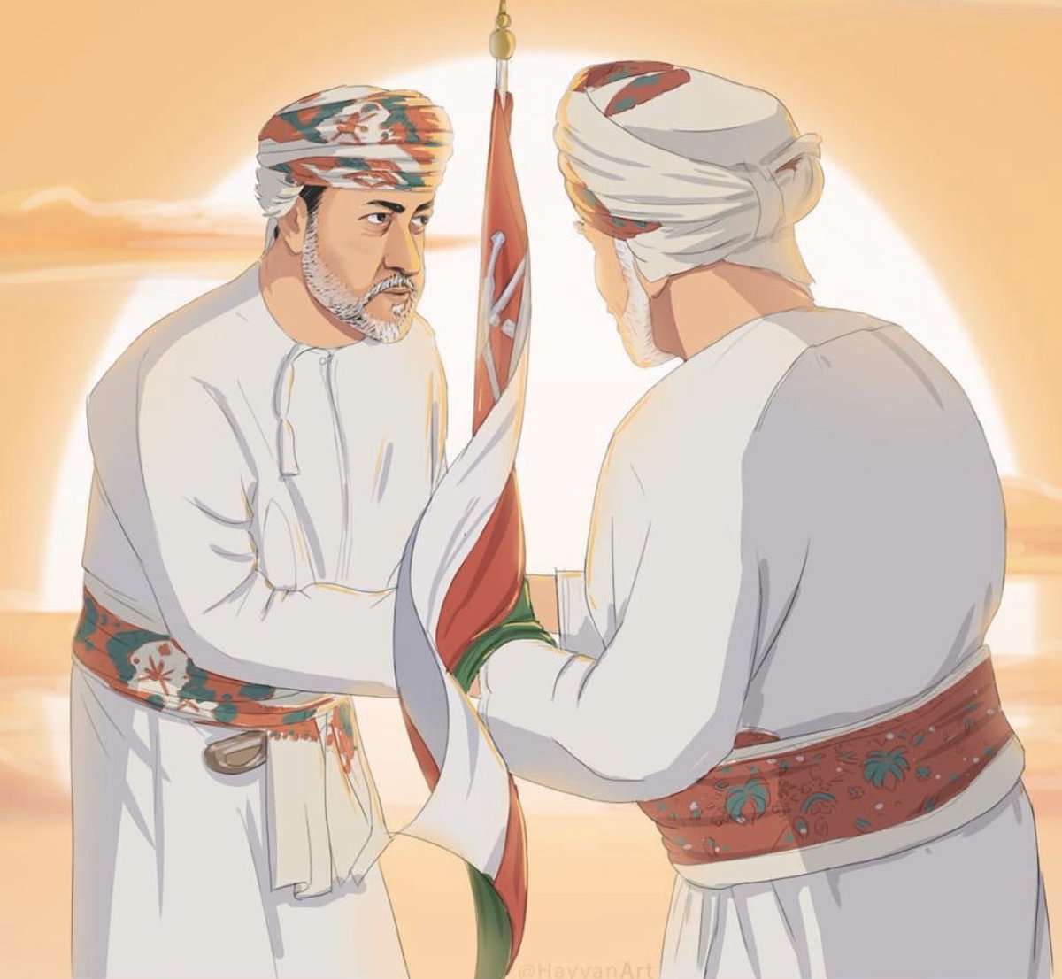 3azzanB's tweet photo. هنيئاً لنا و الشعب العماني كافة على تنصيب حضرة صاحب الجلالة #السلطان_هيثم_بن_طارق_آل_سعيد المعظم سلطاناً لعمان.

#خير_خلف_لخير_سلف https://t.co/7VxZ8HoM7h