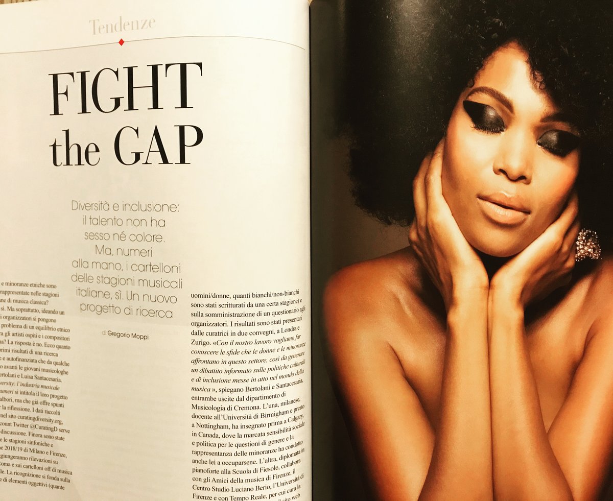 CuratingD's tweet photo. Fight the gap. Thanks to @GregorioMoppi for this beautiful interview to @VeryValentina and @luisapanu about https://t.co/arwcb7nphN on @AmadeusOnlineIT (Dec 2019)✊ https://t.co/LMy5GaVNnb