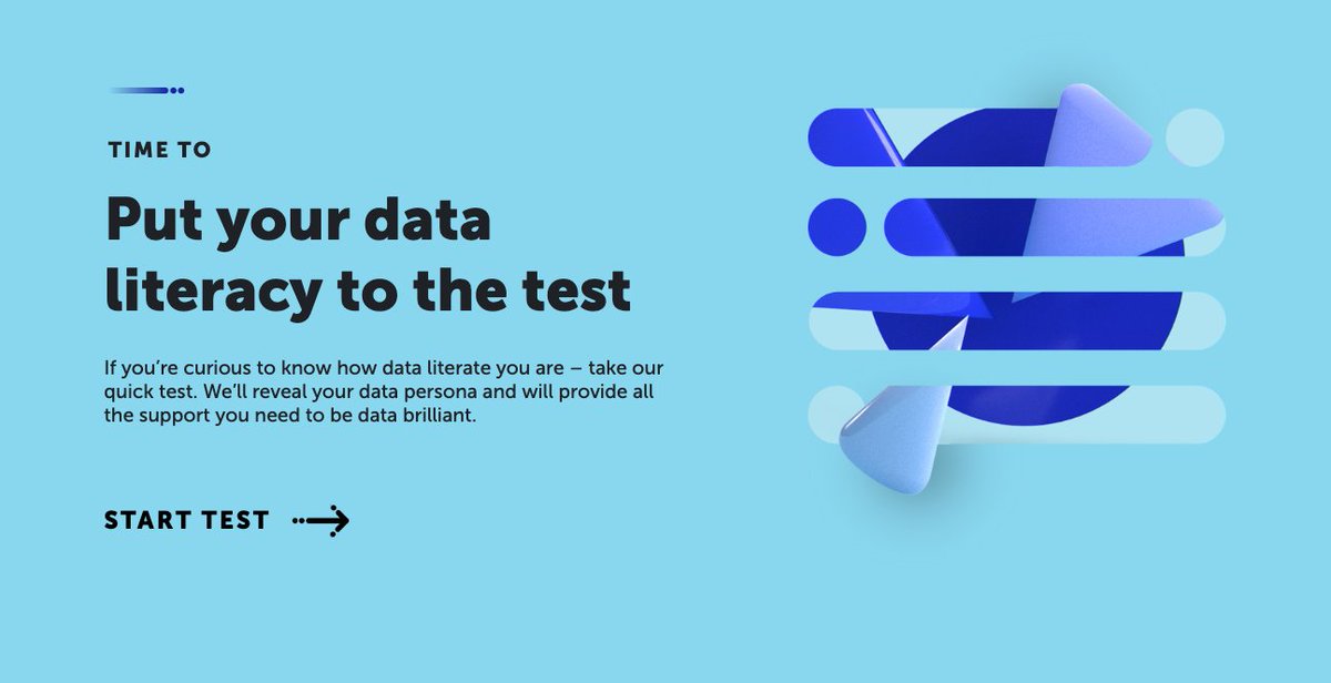 Welke data archetype ben jij? Uit onderzoek is gebleken dat 76% van de managers zich niet zelfverzekerd voelen bij het werken met data. Hoe data geletterd ben jij? bit.ly/39YG4Xl #test #dataliteracy #data