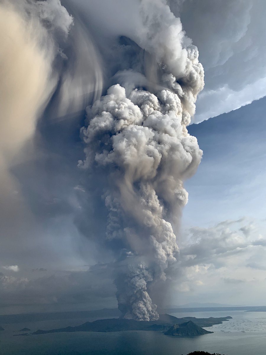 The Philippine Taal Volcano erupts; 6K villagers evacuated. And its ...