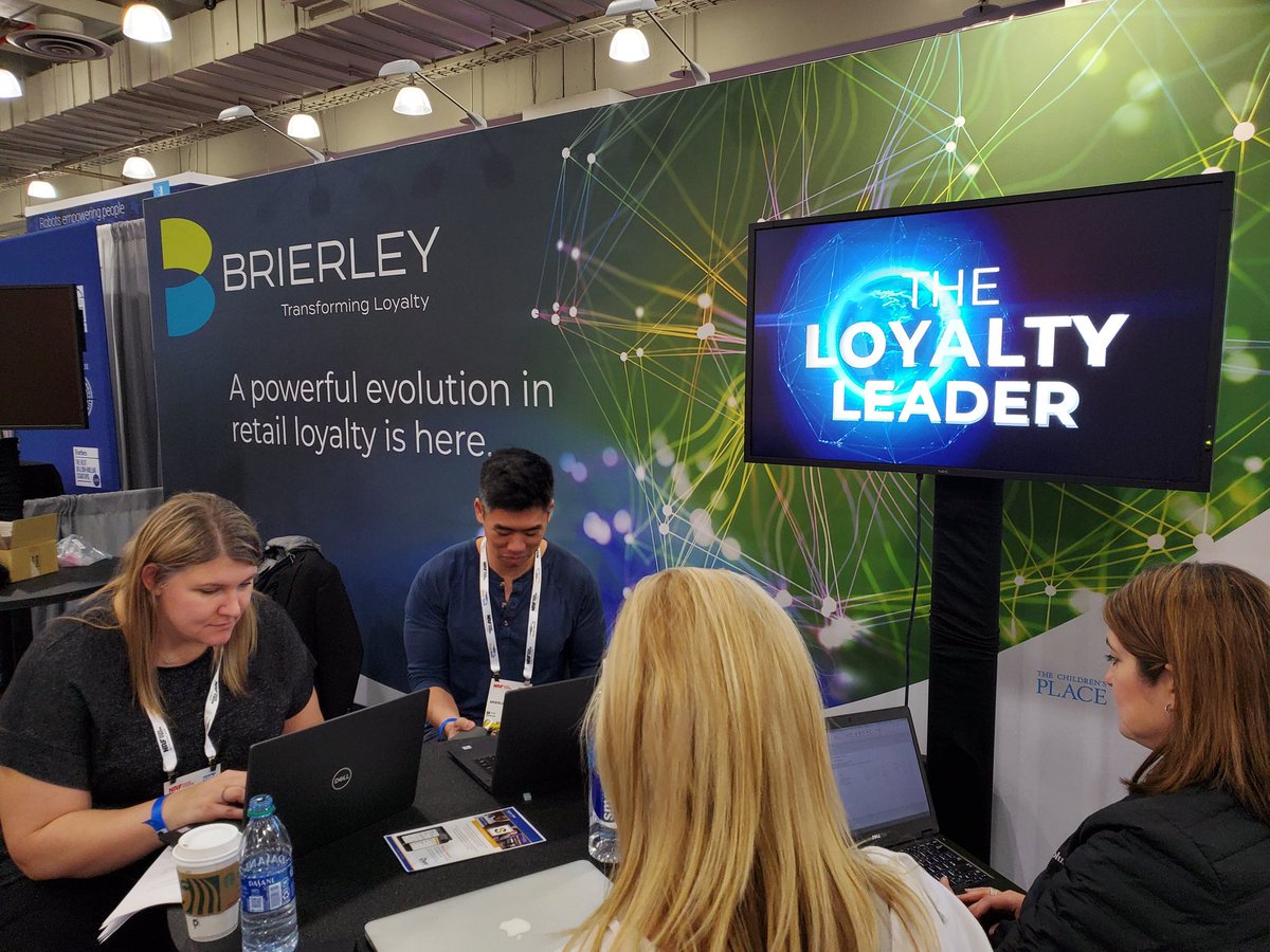 BrierleyOnline's tweet photo. We are the #Loyalty Leader. A top performer on #Forrester year after year, we are helping international retailers build strong relationships with their customers through #personalization and #customization. #NRF2020 https://t.co/8U6tu4AiKV