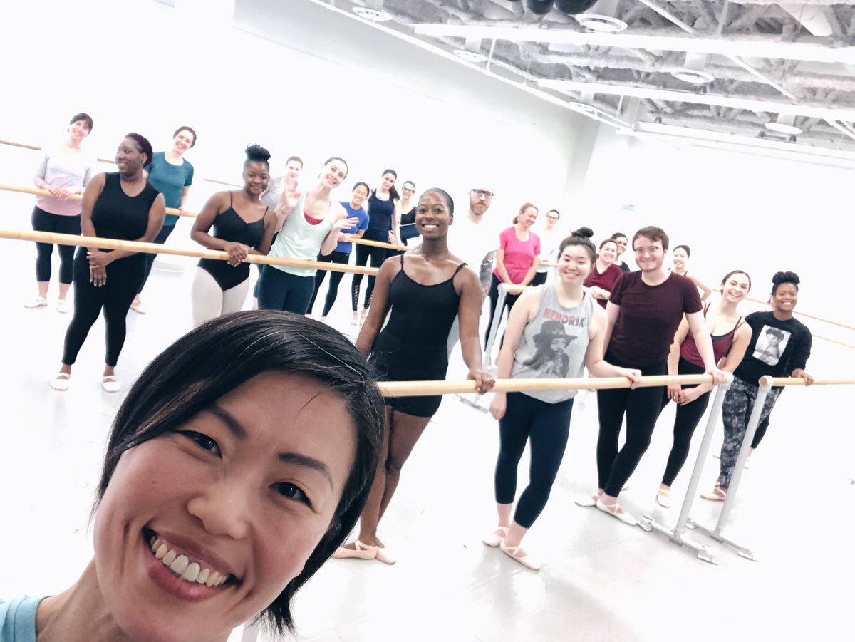 ShuChenCuff's tweet photo. Sunday fun day! Ballet makes everything better! ๐๐๐ป Brand New to Ballet Workshop at @TWBallet #27students https://t.co/VF0n0Fb8xL