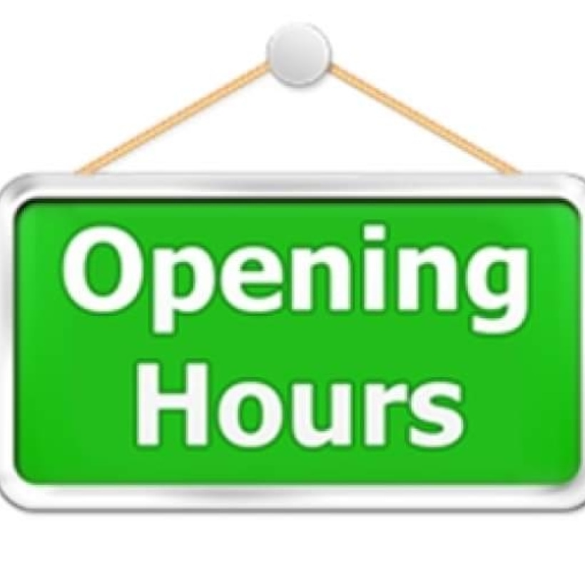 Next weeks opening times

Trial extended Friday opening times!

Week commencing 13th January
Mon 10-1
Wed 4-7
Friday 10-6pm 🌞New all day trial opening time🌙
Saturday: 9am to 10am. We are in Valley Road, Burghfield common with our pop up shop 1pm to 3pm.
Sunday: Closed