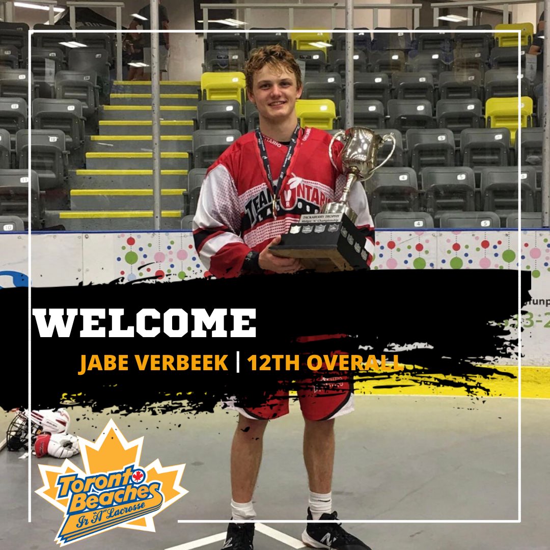 <a href="/BeachesJrA/">Toronto Beaches</a> select Jabe Verbeek from the Arthur Aces with their 1st round 12th overall pick