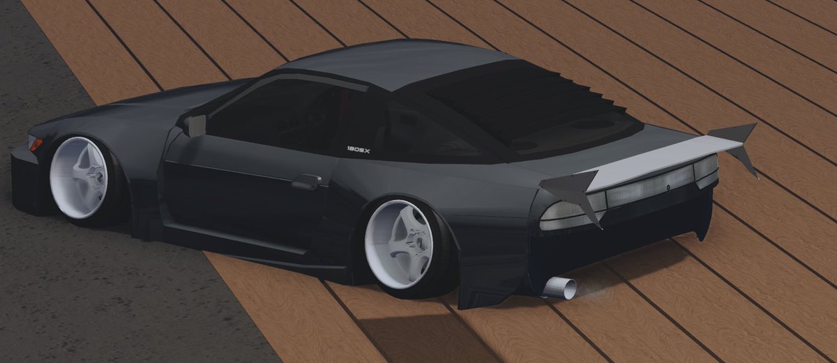 doriansuriname_'s tweet image. My current project, My Sil80 &quot;Starfighter&quot; with a custom widebody kit and spoiler made by me.

#RobloxStance