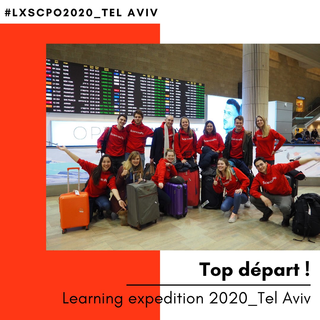 12 étudiants de <a href="/sciencespo/">Sciences Po</a> se sont envolés pour Tel Aviv à la découverte de l’écosystème d’#innovation israélien.
Au programme : rencontres d’entrepreneurs, de chercheurs et d’institutionnels pour une immersion réussie au coeur de la start-up nation. 🚀

#LXScPo #telaviv