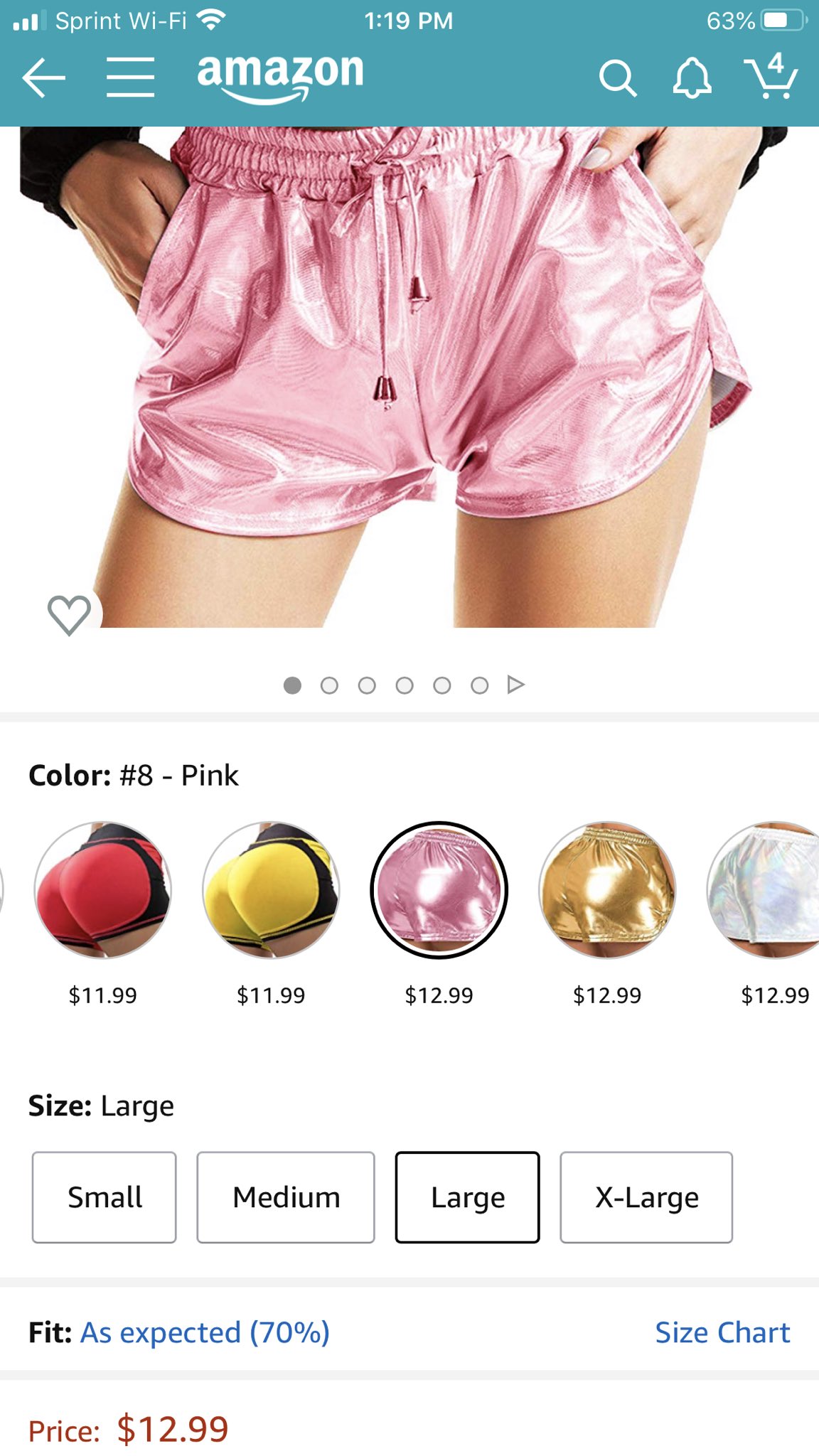 nike satin shorts amazon