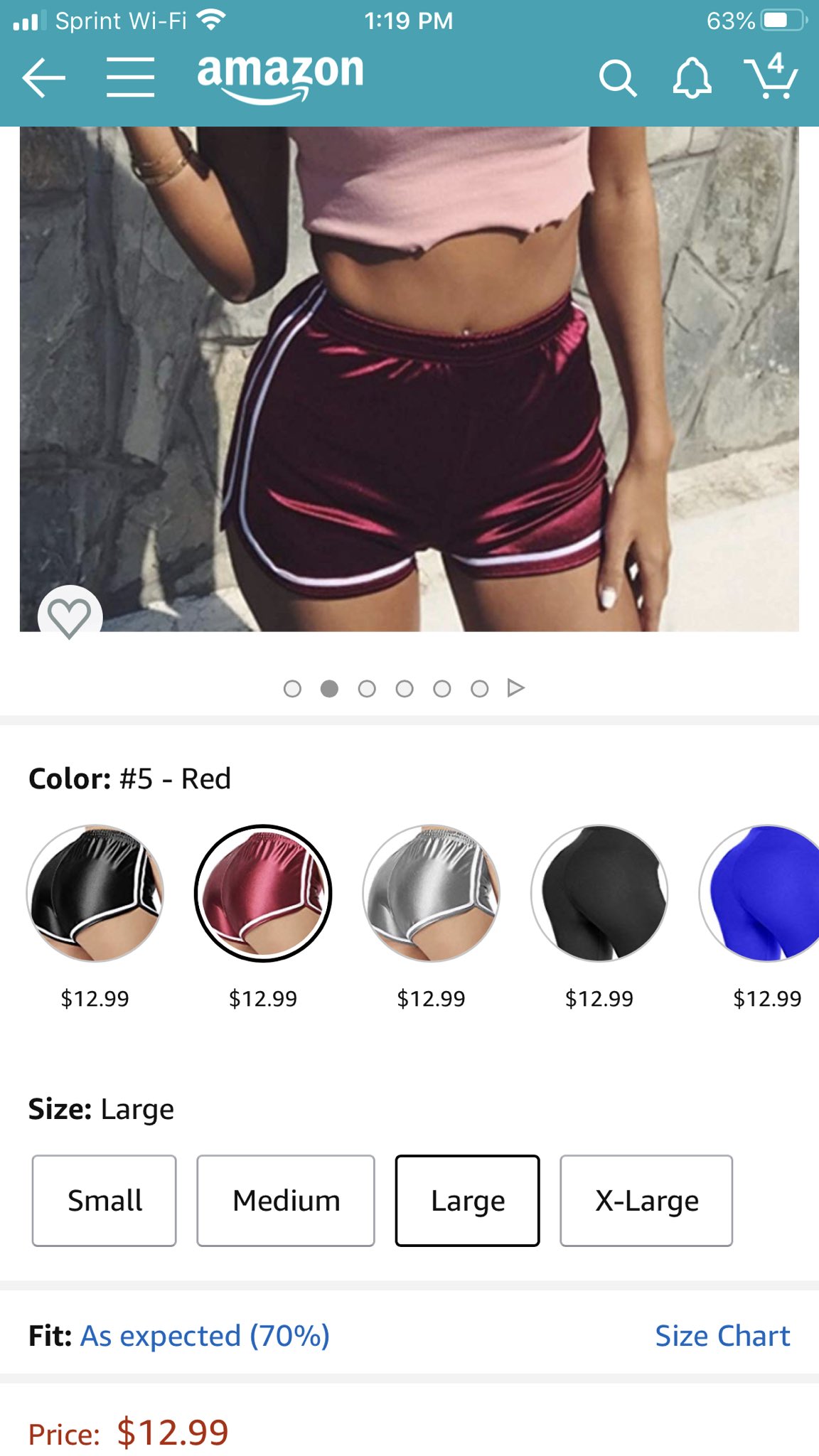 nike satin shorts amazon