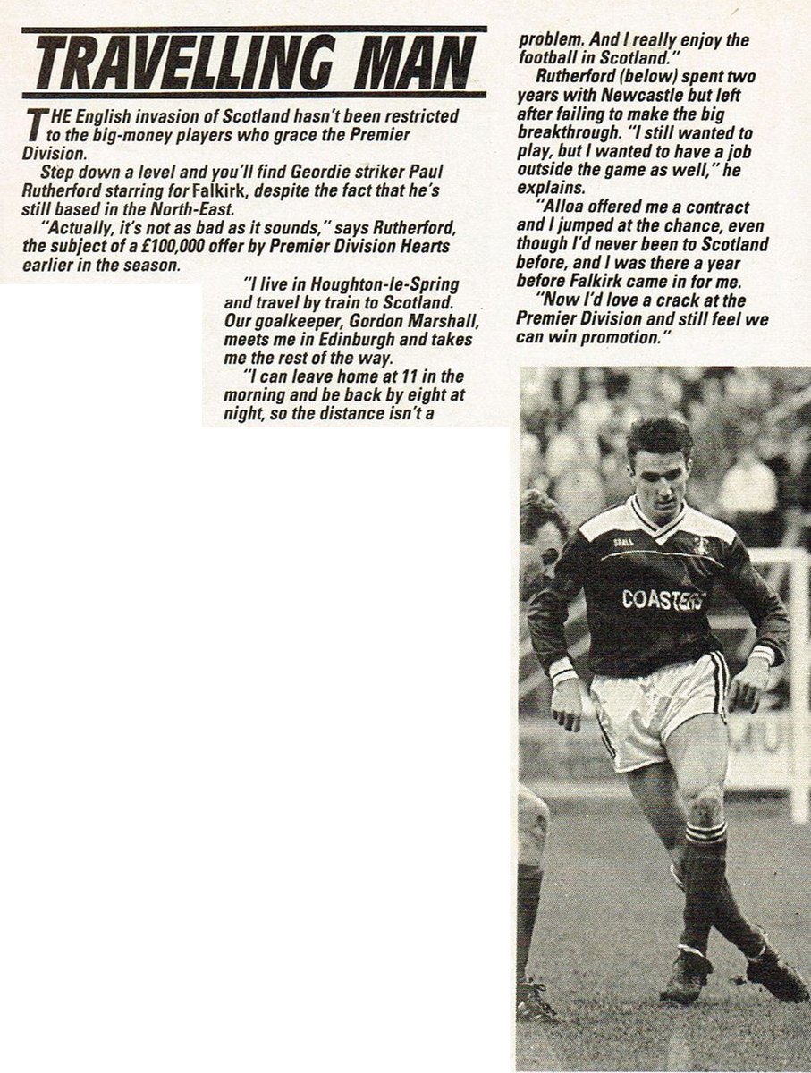 ScotsFootyCards's tweet photo. Travelling man #PaulRutherford #Falkirk #Shoot! 1988-04-01 https://t.co/BSTqlxOgly