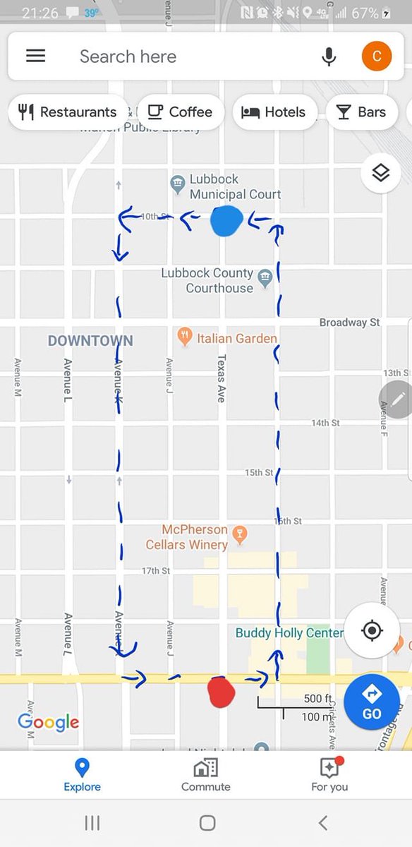 ollilopez's tweet photo. A young man is running in his hometown to support Lubbock’s lost officer and fireman; therefore tonight the same time he is running a group of us will also run the two miles .. meet us at the PD @ 1900 if you want to join #lubbockstrong #LPD #Lubbockfire https://t.co/3DLhmuPa8t