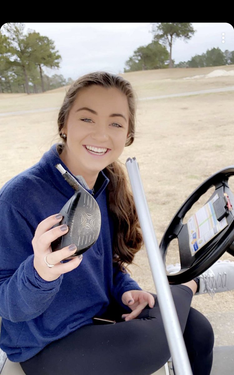 taybowden11's tweet photo. Yesterday Blake took me golfing... Safe to say that he’d rather me stick to hitting softballs with my own bat 😂 https://t.co/yVEUTm3n0E
