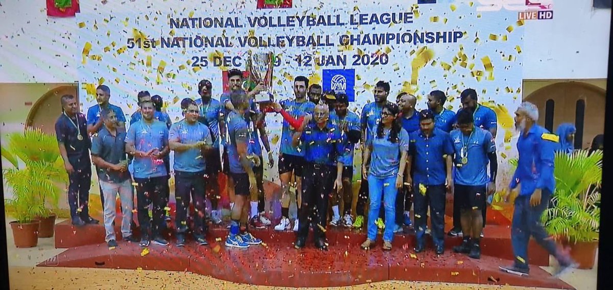MariyaDidi's tweet photo. Congrats to the @MNDF_Official #DSClub for winning the National Volleyball Tournament. Better luck next time #RunnerUpTeam #PlClub @PoliceMv
What a game..such fantastic group of fans of both clubs..exhilarating to watch till the end! Congrats to the #BestPlayer #MedalWinners too! https://t.co/bHL36SfS8V