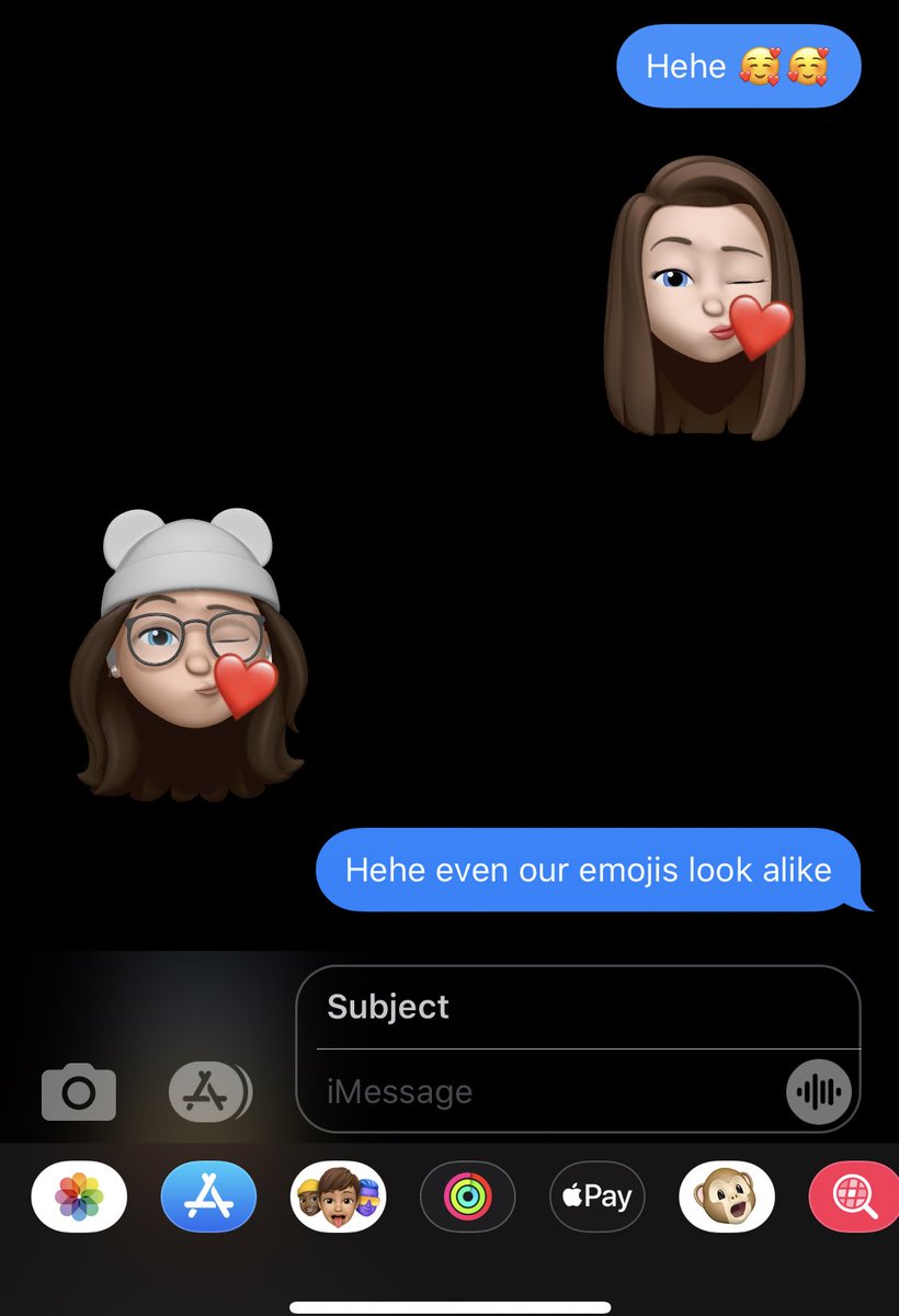 WorkLifeCoExist's tweet photo. When even your emojis looks identical to your daughter’s 🤣
#twins #twinning #minime #bff #cantdenyher #sheismydaughter #onlydaughter #myBFF #twinsies #identical #emoji #family #love #funny #iphone https://t.co/kocXMtFgVG