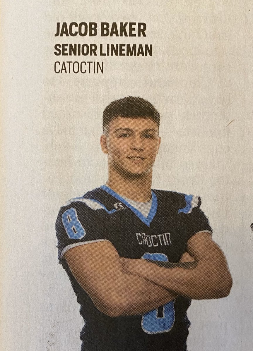 jakebakerrr's tweet image. Honored to be selected All-County Frederick first team defense ‼️@CatoctinPigSkin