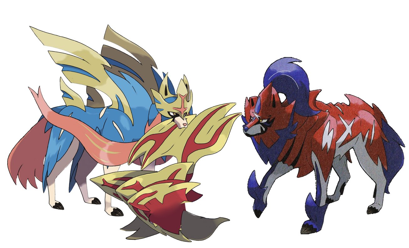 Zacian and Zamazenta Recolour - 9GAG