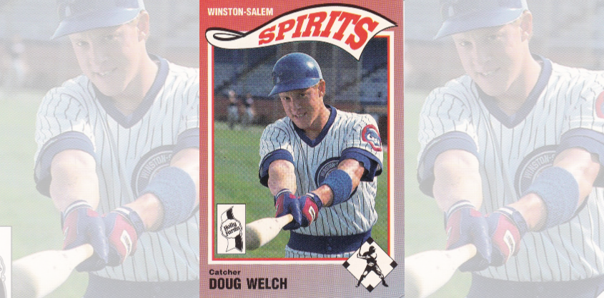 Doug Welch swung the bat well at Winston-Salem, later returned there as high school coach, teacher greatest21days.com/2020/01/doug-w…