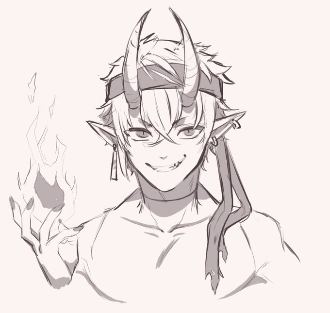 Taichou Academy drawpile feat. friend's ocs and demon/patrick Tune 
