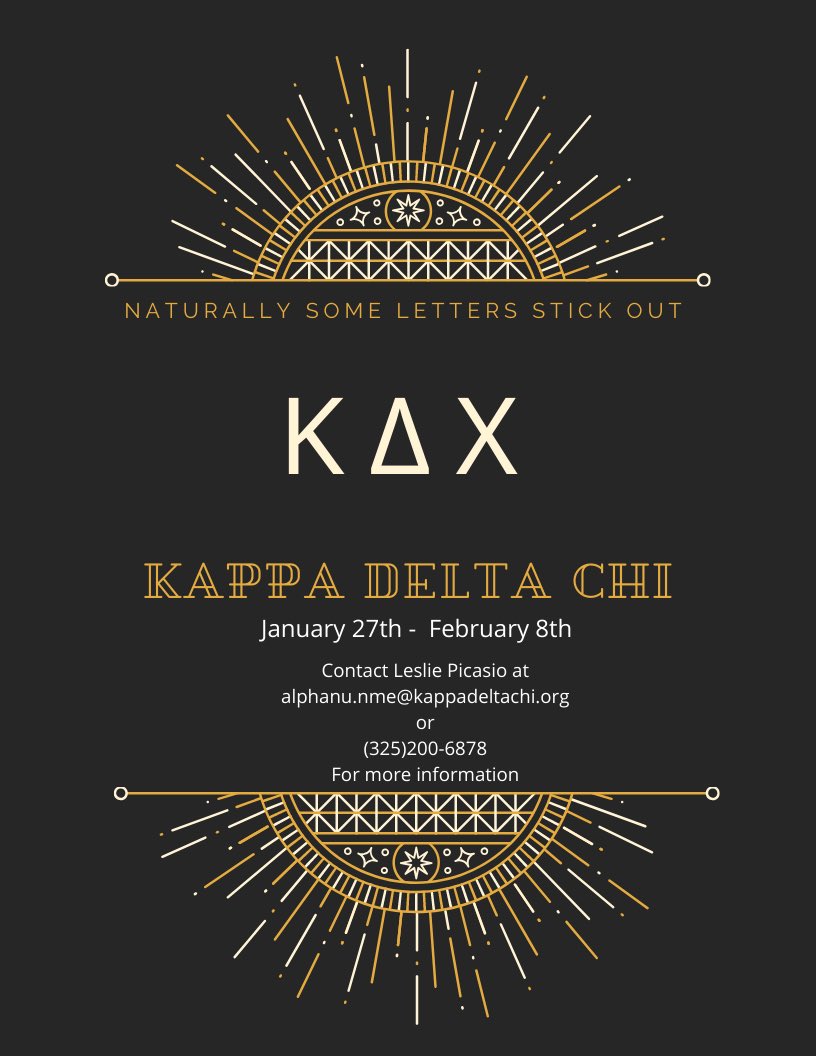 Insterested in joining KDChi? Rush week is quickly aproaching! Stay turned for more details ✨#rushkdchi