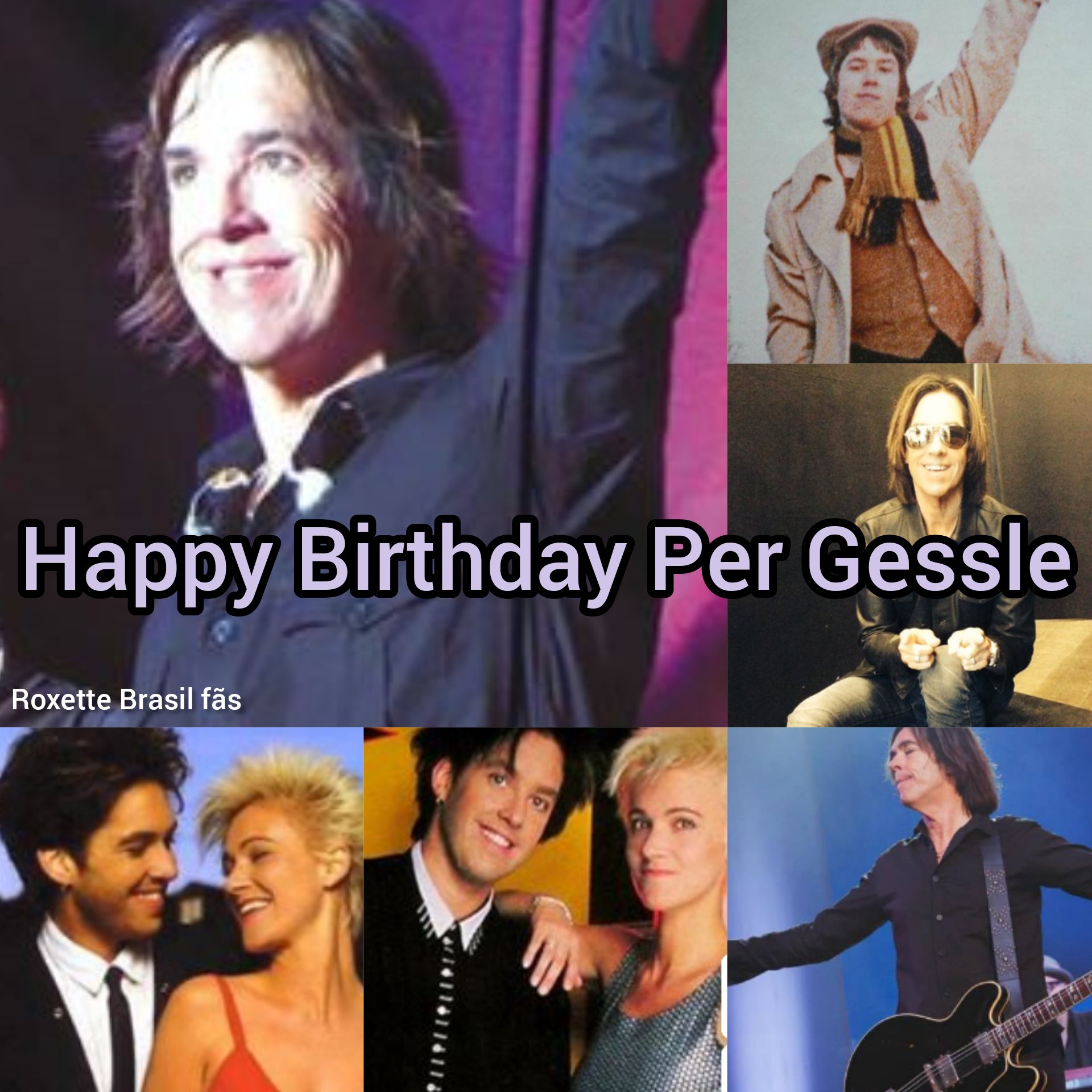 Happy Birthday Per Gessle  a alma do roxette, 61 anos desse cara especial! 