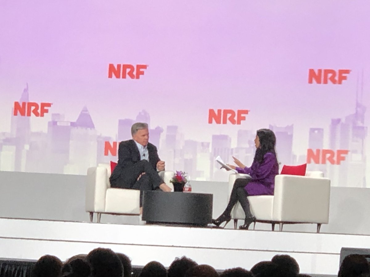 CEO of <a href="/enjoyinc1/">enjoyinc</a> brings all of the accessories for items they are delivering. 50% of all deliveries included an additional sale...wow. #NRF2020