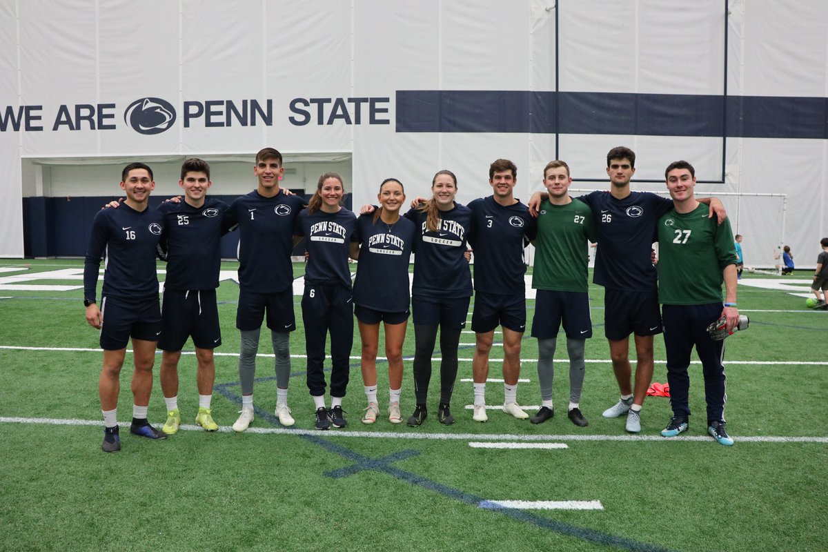 PennStateMSOC's tweet photo. Thank you to everyone who participated in the 8⃣th Annual Mack Brady Memorial Soccer Clinic! 💚

We had over 160 participants today, one of the largest turnouts in event history!

#WeAre https://t.co/puMZxJpKRD