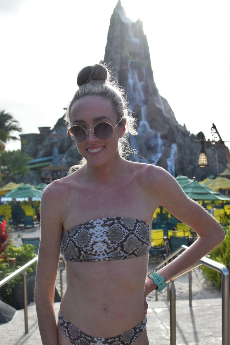 Quick track session &amp; then we spent our last day at Universal and Volcano Bay Water Park.💦 

Not going to lie...it was bloody baltic in the wind! The place was practically empty other than a few hardened Scots 😜🏴󠁧󠁢󠁳󠁣󠁴󠁿 which meant we walked onto all the rides.. 👌 #winwin