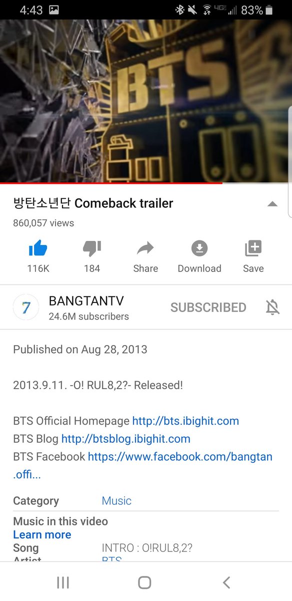 jewelsncorbin's tweet photo. All of a sudden, YouTube is recommending this video. Coincidence? I think not.
@BTS_twt #7isComing #ImNotReady #ButImReady
๐ค๐๐ฏ๐๐คฉ๐ https://t.co/29Li31cuXO
