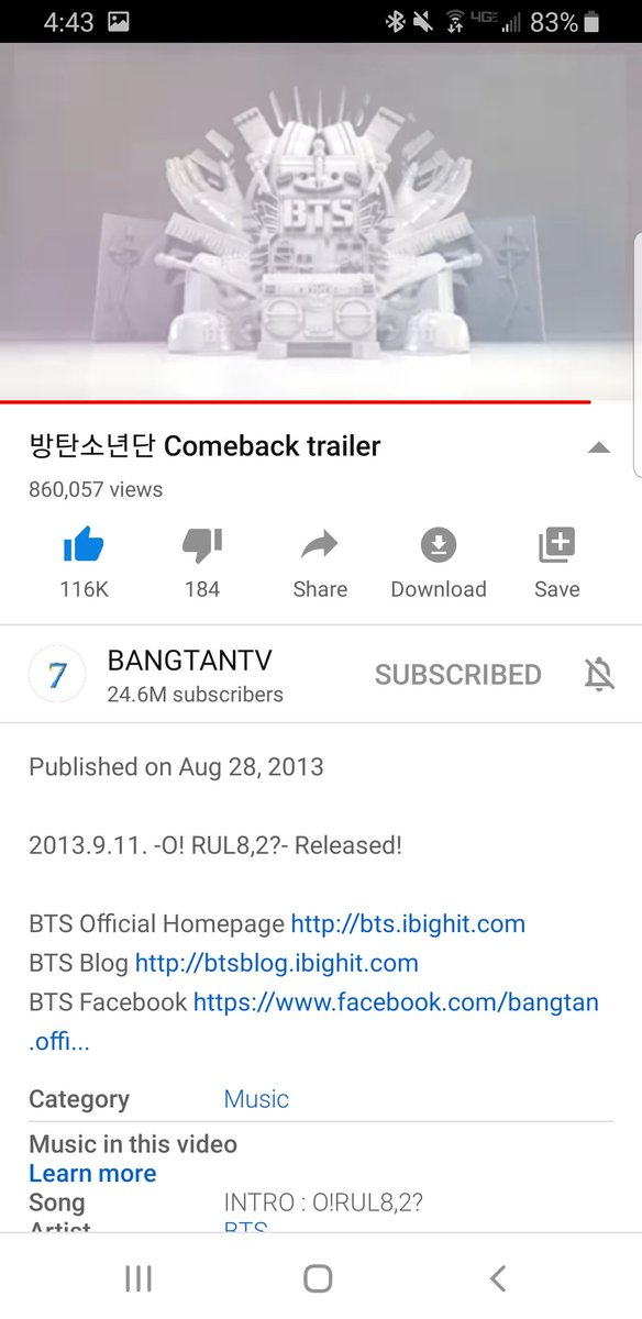 jewelsncorbin's tweet photo. All of a sudden, YouTube is recommending this video. Coincidence? I think not.
@BTS_twt #7isComing #ImNotReady #ButImReady
๐ค๐๐ฏ๐๐คฉ๐ https://t.co/29Li31cuXO